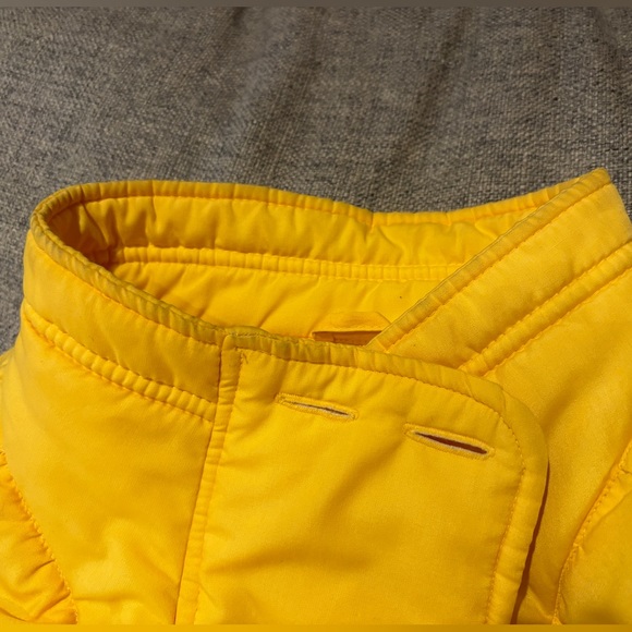 Vintage Yellow Puff Coat by S.B.II by Bitterman (small) - Picture 7 of 8